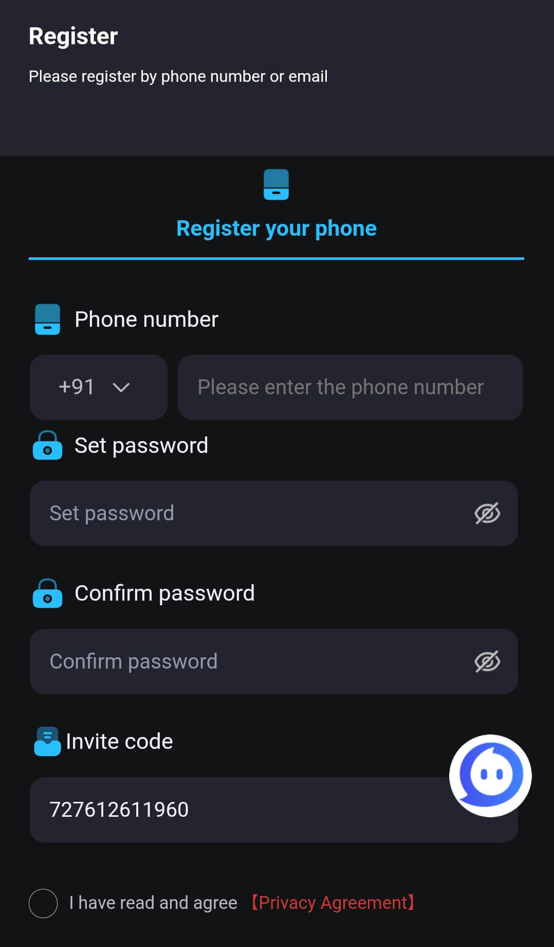 92 Lottery Register Screenshot